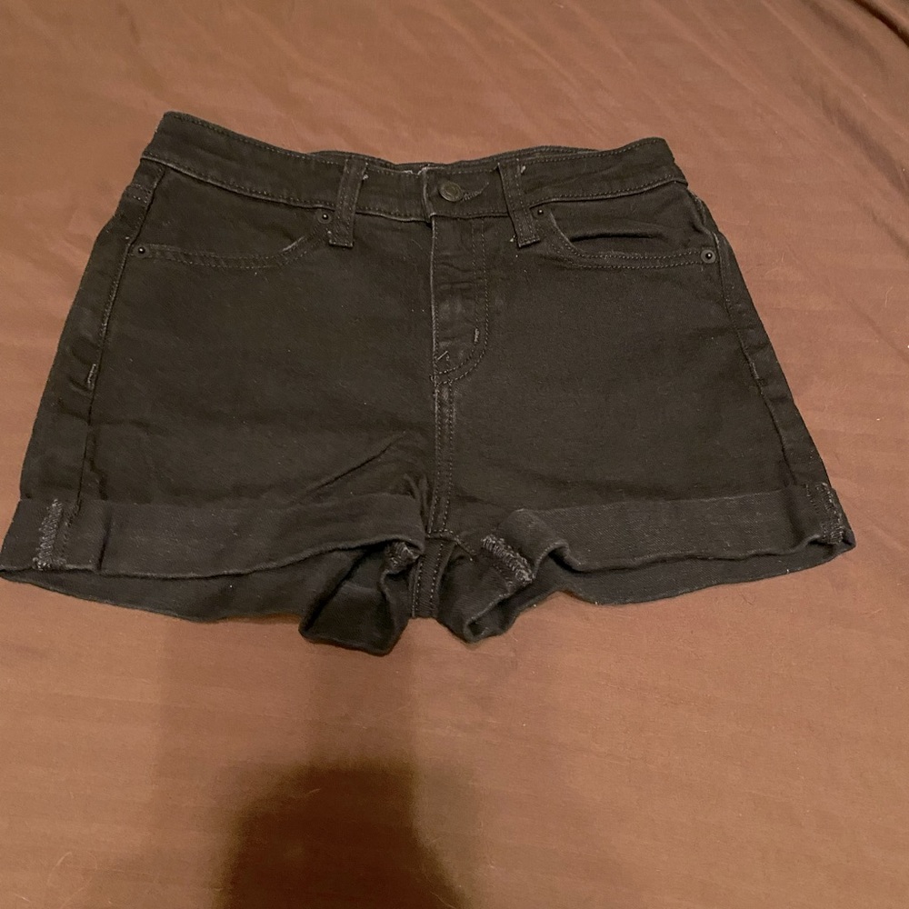 Wild Fable Black Cuffed Shorts